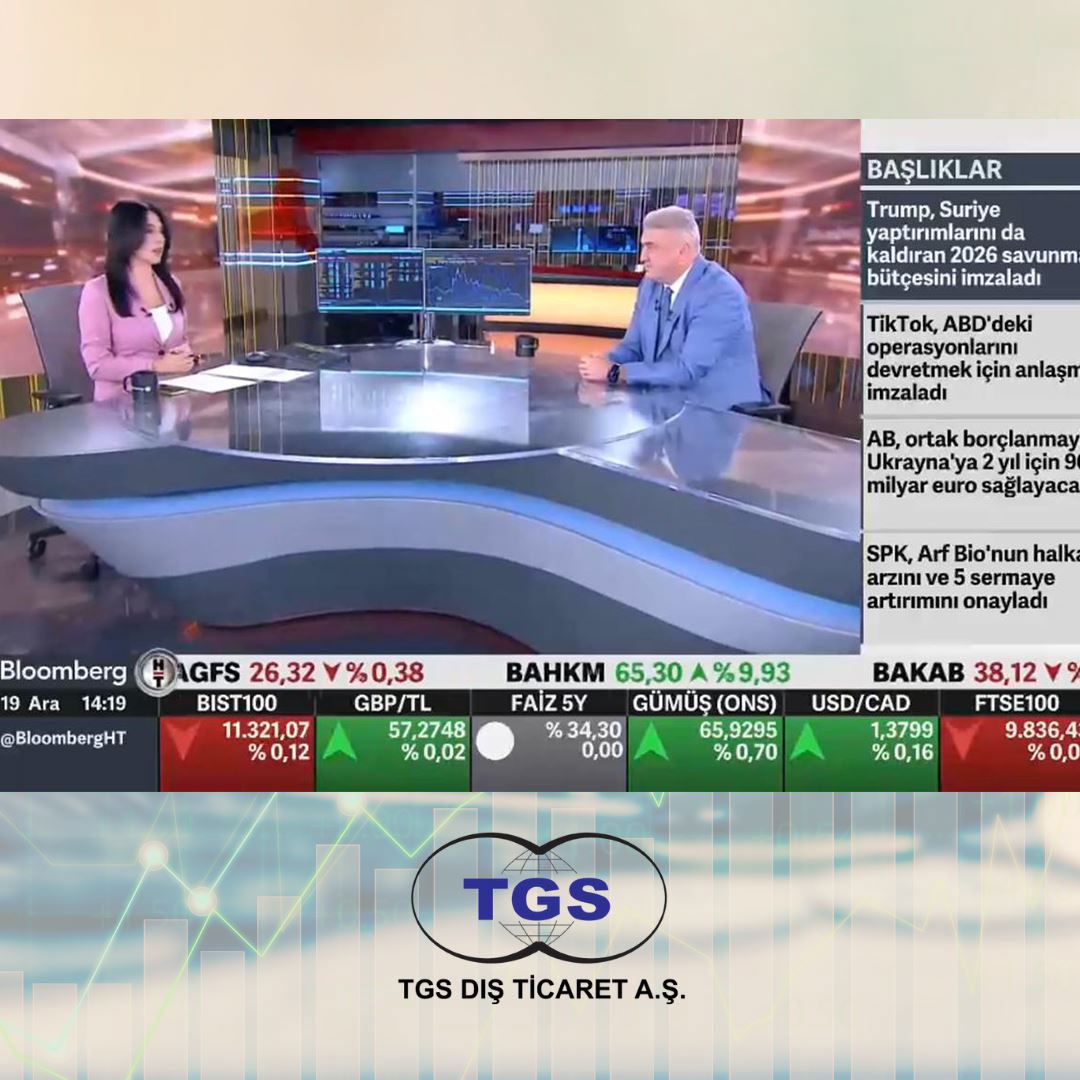 TGS Dış Ticaret Genel Müdürü Engin Nukan Bloomberg HT'de İhracat Gündemini Değerlendirdi