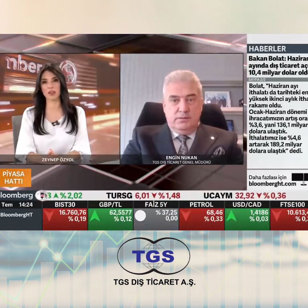Genel Müdürümüz Engi̇n Nukan, Bloomberg HT'de İhracat ve Ekonomi̇ Gündemi̇ni̇ Değerlendi̇rdi̇